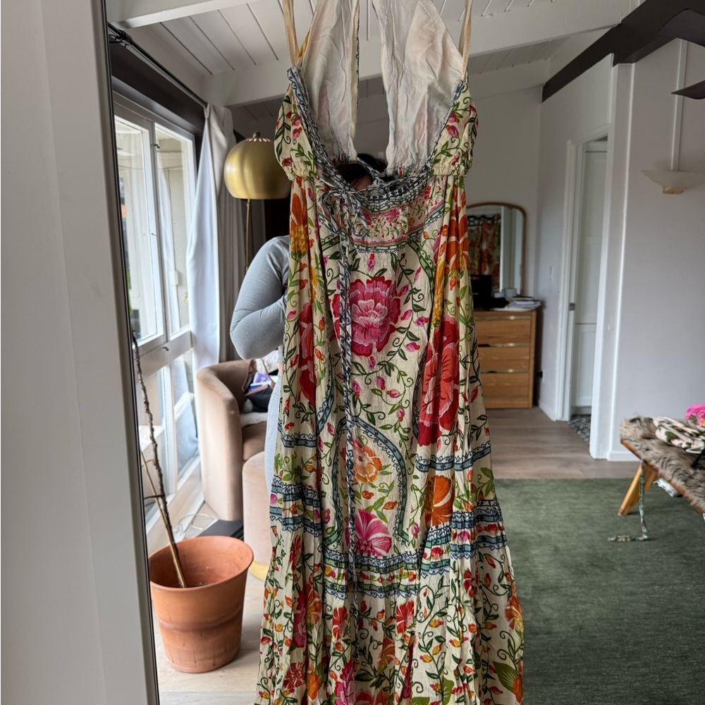 Colorful Floral Patterned Dress - Picture 4 of 5